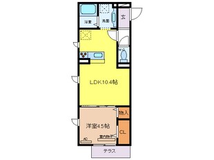 メゾン東雲の物件間取画像